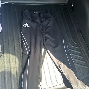 Adidas Pants, Black With white strips
